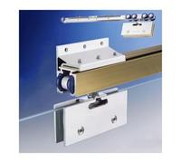 PALSINBY Kit para Puertas correderas, Frameless Glass Sliding Door Kit Soft Close Pocket Hardware
