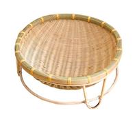 Palsmoother Cat Nest Refugio Gato Bambú Cama Colchón Semicerrado Cesta Frutas Verduras Diseño Transpirable Soporte Elevado Adecuada para Gatos Perros Conejos Inte, 50CM