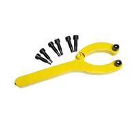 Palsmoother Llave Ajustable para Cilindro Hidráulico Llave de Doble Mandíbula para Excavadora Herramienta de Reparación Firme Acero Y Ergonómico Adecuada, con Tornillo de 6. 8 Y 10 Mm