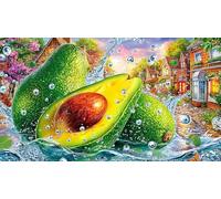 Paltas in a Whimsical Village Scene Puzzle de 1000 Piezas para Adultos y niños - Papel Reciclado DesaFío edugatoivo Regalo 75x50/1000pcs