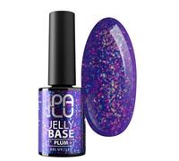 PALU - Base híbrida de color 2 en 1 para uñas - Nail Art - Semitransparente, consistencia media, fácil aplicación, duración de hasta 3 semanas, UV/LED - 11 g - Jelly Base Jelly