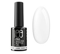 PALU - Gel constructor de color 2 en 1 para uñas - Gel UV/LED en frasco con pincel - Consistencia media, autonivelante, fórmula de una fase - PRO MASTER BOTTLE GEL 11 g Clear