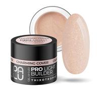 PALU - Gel constructor para uñas - Gel UV/LED - Nail Art - Tixotrópico, autoaligante, multifunción - Brillo intenso, duro, sin limar - Extensión y refuerzo - 45 gCharming Cover