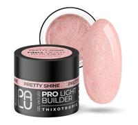 PALU - Gel constructor para uñas - Gel UV/LED - Nail Art - Tixotrópico, autoaligante, multifunción - Brillo intenso, duro, sin limar - Extensión y refuerzo - 45 gPretty Shine