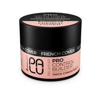 PALU - Gel constructor para uñas - UV/LED - Nail Art - Tixotrópico, 3 fases, duro, para extensión de uñas - Esqueleto reforzado - Pro Control Builder Gel 45 g French Cover
