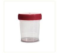 PALUCART 10 ENVASES DE LA ORINA PARA EL ANÁLISIS DE ORINA DE 120ML DE CAPACIDAD ENVASE PARA ORINA CON TAPÓN HERMÉTICO Y CON ETIQUETA PARA NOMBRE Y APELLIDO