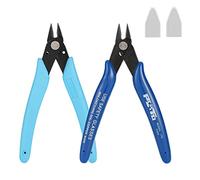 PALUDO 2 Pezzi Mini Pinze per Taglierine │ Tronchesi a Filo Diagonale di Precisione │ Tronchesino Pinza da Taglio Diagonale Laterale │ per l'industria Elettronica Lavorazione di Gioielli Modellismo