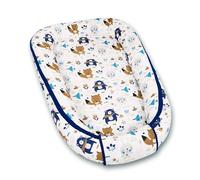 PaLulli 120 x 60 cm nido de bebé XXL capullo de bebé por 2 caras, 100% algodón, cojín para cuna de bebé, cuna de viaje para bebé y bebé