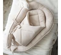 PaLulli Nido de bebé Multifuncional con colchón Suave Adicional, Coco, Cuna, Cuna de Viaje para recién Nacidos, algodón Oeko-Tex