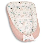 PaLulli® Nido de bebé para recién Nacido XXL 120 x 60 | Tumbona Nido para bebé | 100% algodón | con Bordes Protectores | 0-9 Meses