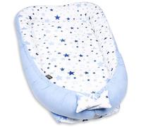 PaLulli® Nido de bebé para recién Nacido XXL 120 x 60 | Tumbona Nido para bebé | 100% algodón | con Bordes Protectores | 0-9 Meses