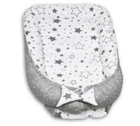 PaLulli® Nido de bebé para recién Nacido XXL 120 x 60 | Tumbona Nido para bebé | 100% algodón | con Bordes Protectores | 0-9 Meses