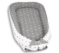 PaLulli® Nido de bebé para recién Nacido XXL 120 x 60 | Tumbona Nido para bebé | 100% algodón | con Bordes Protectores | 0-9 Meses