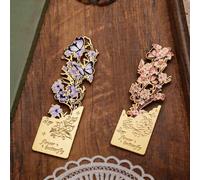 PALUMMA 2 piezas Marcapáginas de Metal Mariposa Creativas y Vintages, ideales para lectura, oficinas y escuelas - Regalos inspiradores para mujeres, hombres, adultos, compañeros de trabajo y amantes