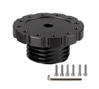 PALUMMA Adaptador de volante de juego para Thrustmaster t500 / T300 / ts-pc / TX placa adaptadora de 70-74 mm kit de adaptador de cubo de volante (negro)