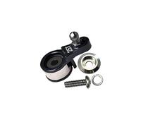 Palumma Brazo servo RC, brazos de dirección de aluminio para TRAXXAS 1/10 TRX4 DEFENDER TRAIL CRAWLER-82056-4 RC Upgrade Parts (negro)