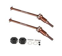 Palumma Ejes de transmisión para Arrma 1/18 Granite Grom RC, ejes universales delanteros y traseros de metales para Arrma 1/18 Granite Grom RC, piezas de actualización