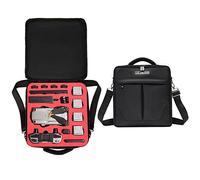 Palumma Estuche de transporte Bolsa de viaje para DJI Air 2S Portátil EVA Impermeable Estuche Bolsa de hombro de almacenamiento para DJI Air 2s Drone Controller y Accessarios (forro rojo)