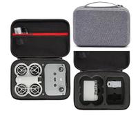 Palumma Funda de transporte de EVA para DJI NEO Drone Fly More Combo Accesorios Bolsa de almacenamiento portátil Caja de viaje para DJI NEO (gris + negro)