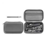 PALUMMA Funda de transporte de piel sintética portátil para DJI Osmo Mobile 7P/7, almacenamiento de viaje duro, gris, Bolsa de almacenamiento rígida portátil