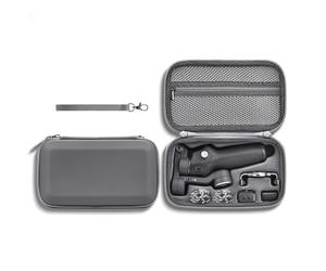PALUMMA Funda de transporte de piel sintética portátil para DJI Osmo Mobile 7P/7, almacenamiento de viaje duro, gris, Bolsa de almacenamiento rígida portátil