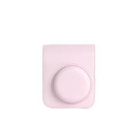 PALUMMA Funda para cámara instantánea Fuji Mini 12 con funda de piel con mini álbum de fotos y correa extraíble y ajustable (rosa)