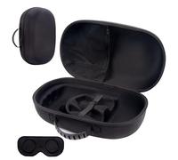 PALUMMA Funda rígida de transporte compatible con Meta Quest 3 VR, funda protectora de almacenamiento de gran capacidad para auriculares Meta Quest 3 VR, para guardar auriculares y accesorios (negro)