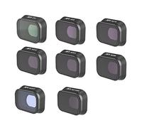 Palumma Kit de filtro de lente Mini 3 Pro, ajustable CPL ND8 ND16 ND32 ND64 ND256 ND1000 Kit de filtro de lente de cámara contra daños ligeros para DJI Mini 3 Pro Drone Accesorios (8 piezas)