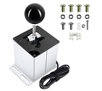 PALUMMA Palanca de cambios USB para juegos de carreras, simulador USB 6/7+R Racing Games H Gear Shifter para Logitech G29/G27/G25/G920 Thrustmaster T300RS/GT volante (6+R (blanco))