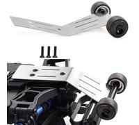 Palumma Rueda de aluminio RC Heads Up para TRAXXAS Mini MAXX Monster TRUCK-107154-1 piezas de actualización de coche RC (negro)