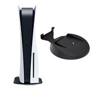 Palumma Soporte Vertical para Consola PS5, diseño de Orificio Inferior, Base de Consola de Juegos para PS5, Soporte Vertical Giratorio con Tornillos de Base de Consola