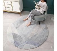 PALVIT Alfombras redondas, 160 x 160 cm, lavables, vintage, para sala de estar, dormitorio, cocina, entrada, lujosa, antideslizante, gruesa y suave, alfombra grande y esponjosa