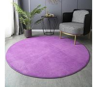 PALVIT Alfombras Redondas de Área, 100x100cm Alfombra Grande Suave y Esponjosa para Salón y Cocina, Alfombra Gruesa Shaggy para Dormitorio y Mesilla de Noche con Base Antideslizante, Alfombras