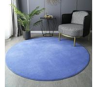 PALVIT - Alfombras redondas de área, 180x180cm, alfombra grande suave y esponjosa para sala de estar y cocina, alfombra espesa y peluda para dormitorio junto a la cama con respaldo antideslizante
