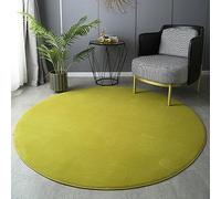 PALVIT Alfombras redondas de área, 200 x 200 cm, suave y esponjosa, alfombra grande para sala de estar, cocina, alfombra gruesa para dormitorio, mesita de noche con respaldo antideslizante, alfombras