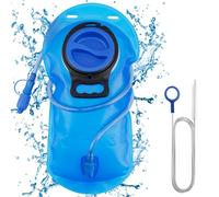 Palwin Bolsa de hidratación de 2 l para exteriores, bolsa de hidratación con válvula de mordida y cepillo de limpieza, mochila de hidratación sin BPA, a prueba de fugas, para senderismo, camping,