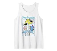 Palworld Comic Panel Character Portraits Video Game Camiseta sin Mangas