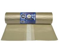 PAM-FOLIE Bolsas de basura 840L - 10 unidades - grandes bolsas de basura de construcción Premium - 130 x 170 cm - 40 µm - Bolsas de basura transparentes - Bolsas de escombros de construcción - Sacos