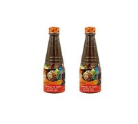 Pamai Pai® Paquete doble: 2 salsa de pescado fermentada de 350 ml para ensalada de papaya ZAB MIKE Tailandia