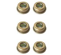 PAMENET 6 rodamientos de horquilla de buceo de diámetro interior de 1/2 pulgada 12.7 x 27 x 30 mm, accesorios para silla de ruedas H009 / H005 rodamiento de cuenco para silla de ruedas