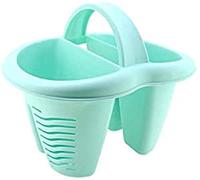 PAMEX - Escurridor de Cubiertos - Dos Cestos Separados (Turquesa)