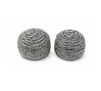 Pamex - Estropajo Acero Grande 60g Arranca Suciedad Nanas - 24 Sets de 2 Unidades (48 Estropajos)