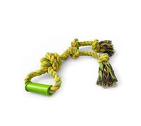 PAMEX - Juguete Perro Mordedor Resistente Natural Algodón y Yute Compostable Diversión y Sostenibilidad (630g)