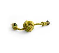 PAMEX - Juguete Perro Mordedor Resistente Natural Algodón y Yute Compostable Diversión y Sostenibilidad (85g)