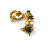 PAMEX - Juguete Perro Mordedor Resistente Natural Algodón y Yute Compostable Diversión y Sostenibilidad (287g)