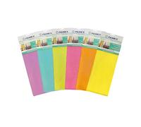 PAMEX - Paño Microfibra Liso Colores Surtidos 30x40cm - 12 Unidades