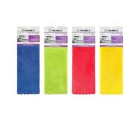 PAMEX - Paño Microfibra Love Suave Superficies Delicadas 30x40cm Colores Surtidos (12 Unidades)