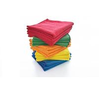 PAMEX - Paño Microfibra Volumen 30x40cm Hosteleria Colores Surtidos Gran Absorción Arrastre Limpieza - Set 20 Unidades