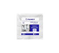 PAMEX - Paño Rejilla Blanco 40X40cm - Set de 12 Unidades