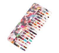PAMINGONO 1 Pc peine hair topper cepillo de rizo leopardo peluca cuero cabelludo herramienta desenredador cepillo de pelo con estilo peluquería ondulado dentado clavo Rata plato de vinagre